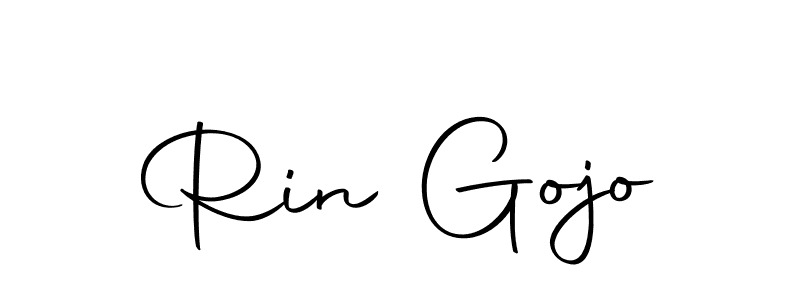 Create a beautiful signature design for name Rin Gojo. With this signature (Autography-DOLnW) fonts, you can make a handwritten signature for free. Rin Gojo signature style 10 images and pictures png