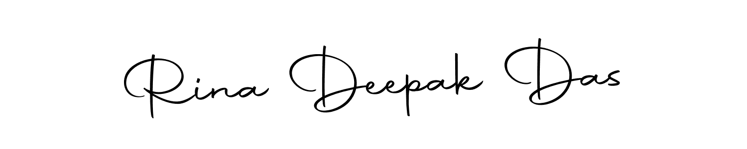 You should practise on your own different ways (Autography-DOLnW) to write your name (Rina Deepak Das) in signature. don't let someone else do it for you. Rina Deepak Das signature style 10 images and pictures png