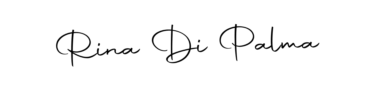 How to make Rina Di Palma name signature. Use Autography-DOLnW style for creating short signs online. This is the latest handwritten sign. Rina Di Palma signature style 10 images and pictures png