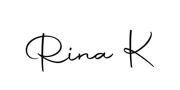 Also we have Rina K name is the best signature style. Create professional handwritten signature collection using Autography-DOLnW autograph style. Rina K signature style 10 images and pictures png