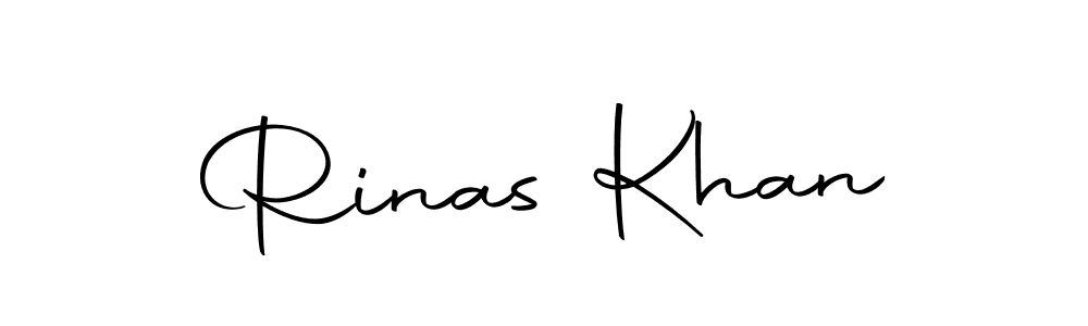 How to make Rinas Khan signature? Autography-DOLnW is a professional autograph style. Create handwritten signature for Rinas Khan name. Rinas Khan signature style 10 images and pictures png
