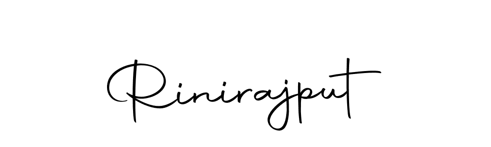 Use a signature maker to create a handwritten signature online. With this signature software, you can design (Autography-DOLnW) your own signature for name Rinirajput. Rinirajput signature style 10 images and pictures png