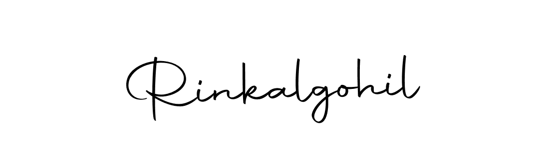 Rinkalgohil stylish signature style. Best Handwritten Sign (Autography-DOLnW) for my name. Handwritten Signature Collection Ideas for my name Rinkalgohil. Rinkalgohil signature style 10 images and pictures png
