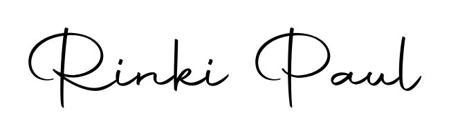Try this chic Rinki Paul handwritten sign style. Using Autography-DOLnW font elements, it gives your name a sleek, memorable identity. Rinki Paul signature style 10 images and pictures png