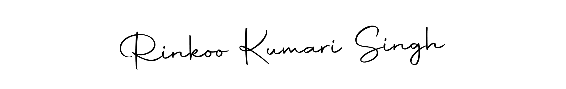 Create a beautiful signature design for name Rinkoo Kumari Singh. With this signature (Autography-DOLnW) fonts, you can make a handwritten signature for free. Rinkoo Kumari Singh signature style 10 images and pictures png