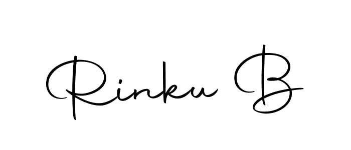 The best way (Autography-DOLnW) to make a short signature is to pick only two or three words in your name. The name Rinku B include a total of six letters. For converting this name. Rinku B signature style 10 images and pictures png