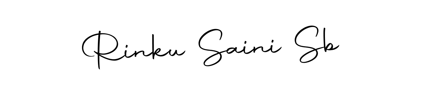 How to make Rinku Saini Sb signature? Autography-DOLnW is a professional autograph style. Create handwritten signature for Rinku Saini Sb name. Rinku Saini Sb signature style 10 images and pictures png