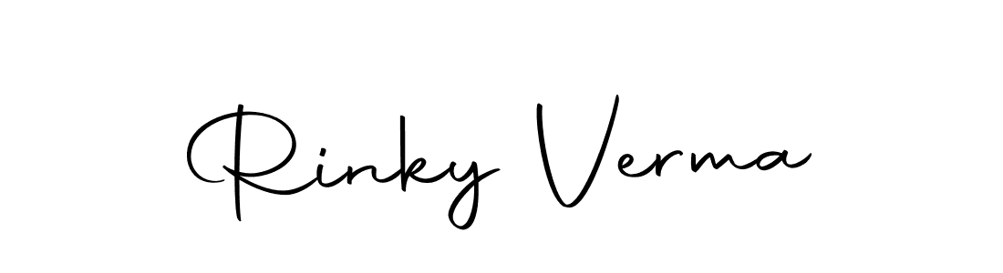 Rinky Verma stylish signature style. Best Handwritten Sign (Autography-DOLnW) for my name. Handwritten Signature Collection Ideas for my name Rinky Verma. Rinky Verma signature style 10 images and pictures png