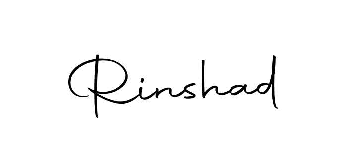 Design your own signature with our free online signature maker. With this signature software, you can create a handwritten (Autography-DOLnW) signature for name Rinshad. Rinshad signature style 10 images and pictures png