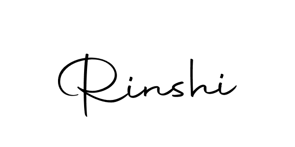 Use a signature maker to create a handwritten signature online. With this signature software, you can design (Autography-DOLnW) your own signature for name Rinshi. Rinshi signature style 10 images and pictures png