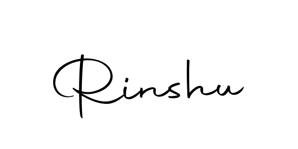 Make a beautiful signature design for name Rinshu. With this signature (Autography-DOLnW) style, you can create a handwritten signature for free. Rinshu signature style 10 images and pictures png