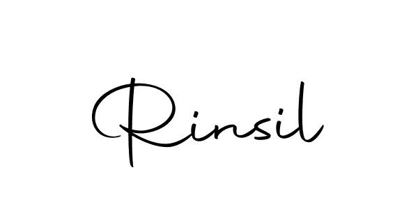 How to make Rinsil signature? Autography-DOLnW is a professional autograph style. Create handwritten signature for Rinsil name. Rinsil signature style 10 images and pictures png