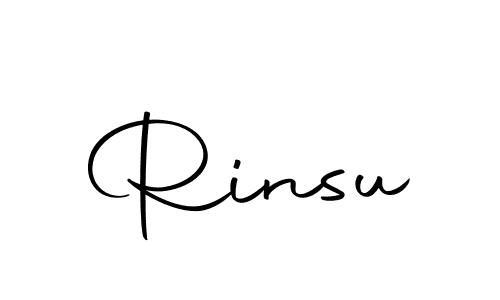 You should practise on your own different ways (Autography-DOLnW) to write your name (Rinsu) in signature. don't let someone else do it for you. Rinsu signature style 10 images and pictures png