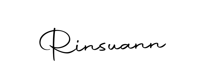 Design your own signature with our free online signature maker. With this signature software, you can create a handwritten (Autography-DOLnW) signature for name Rinsuann. Rinsuann signature style 10 images and pictures png