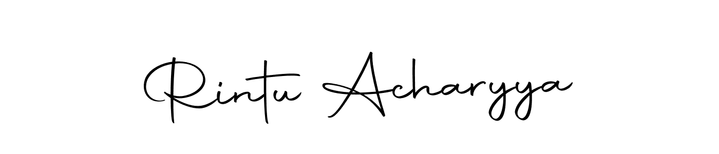 The best way (Autography-DOLnW) to make a short signature is to pick only two or three words in your name. The name Rintu Acharyya include a total of six letters. For converting this name. Rintu Acharyya signature style 10 images and pictures png