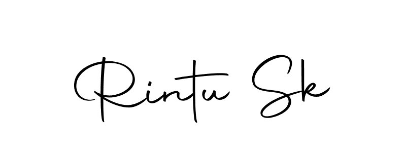 Create a beautiful signature design for name Rintu Sk. With this signature (Autography-DOLnW) fonts, you can make a handwritten signature for free. Rintu Sk signature style 10 images and pictures png