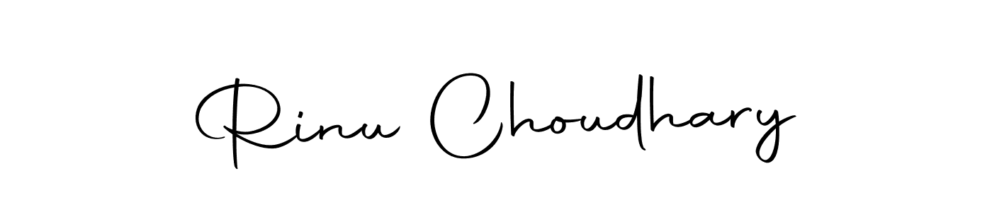 Design your own signature with our free online signature maker. With this signature software, you can create a handwritten (Autography-DOLnW) signature for name Rinu Choudhary. Rinu Choudhary signature style 10 images and pictures png