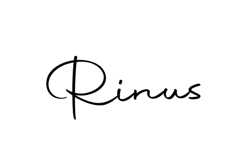 How to make Rinus signature? Autography-DOLnW is a professional autograph style. Create handwritten signature for Rinus name. Rinus signature style 10 images and pictures png