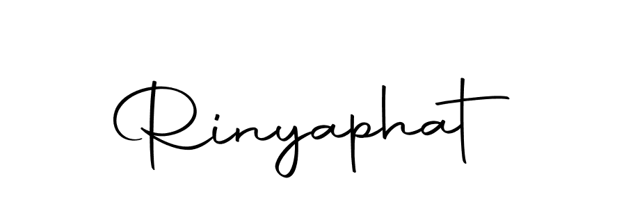 Use a signature maker to create a handwritten signature online. With this signature software, you can design (Autography-DOLnW) your own signature for name Rinyaphat. Rinyaphat signature style 10 images and pictures png
