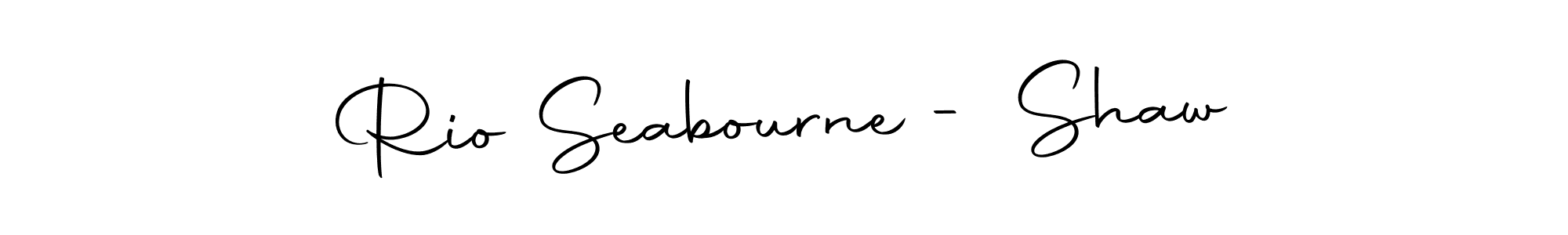 Rio Seabourne - Shaw stylish signature style. Best Handwritten Sign (Autography-DOLnW) for my name. Handwritten Signature Collection Ideas for my name Rio Seabourne - Shaw. Rio Seabourne - Shaw signature style 10 images and pictures png