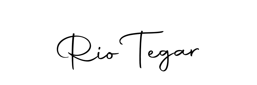 Create a beautiful signature design for name Rio Tegar. With this signature (Autography-DOLnW) fonts, you can make a handwritten signature for free. Rio Tegar signature style 10 images and pictures png