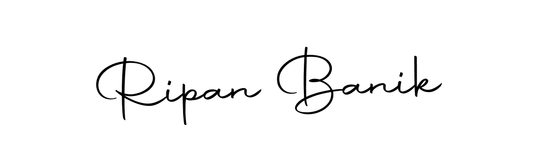 Ripan Banik stylish signature style. Best Handwritten Sign (Autography-DOLnW) for my name. Handwritten Signature Collection Ideas for my name Ripan Banik. Ripan Banik signature style 10 images and pictures png