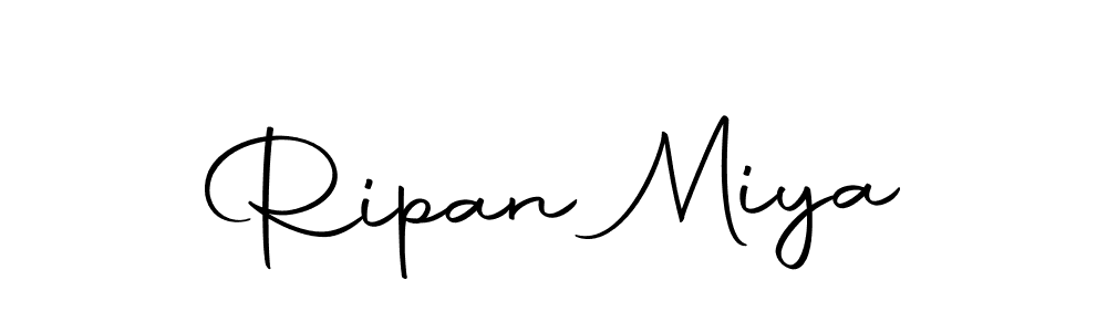 Design your own signature with our free online signature maker. With this signature software, you can create a handwritten (Autography-DOLnW) signature for name Ripan Miya. Ripan Miya signature style 10 images and pictures png