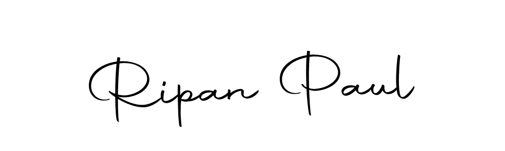 Create a beautiful signature design for name Ripan Paul. With this signature (Autography-DOLnW) fonts, you can make a handwritten signature for free. Ripan Paul signature style 10 images and pictures png