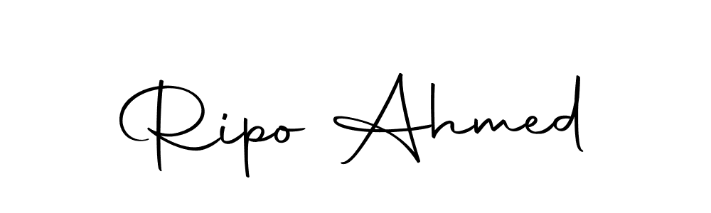 Make a beautiful signature design for name Ripo Ahmed. Use this online signature maker to create a handwritten signature for free. Ripo Ahmed signature style 10 images and pictures png