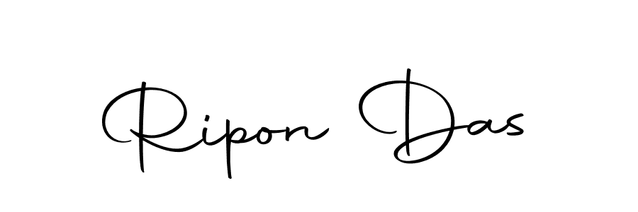 Use a signature maker to create a handwritten signature online. With this signature software, you can design (Autography-DOLnW) your own signature for name Ripon Das. Ripon Das signature style 10 images and pictures png