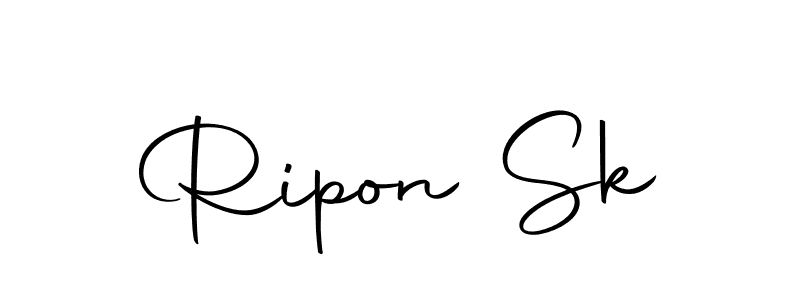 Design your own signature with our free online signature maker. With this signature software, you can create a handwritten (Autography-DOLnW) signature for name Ripon Sk. Ripon Sk signature style 10 images and pictures png