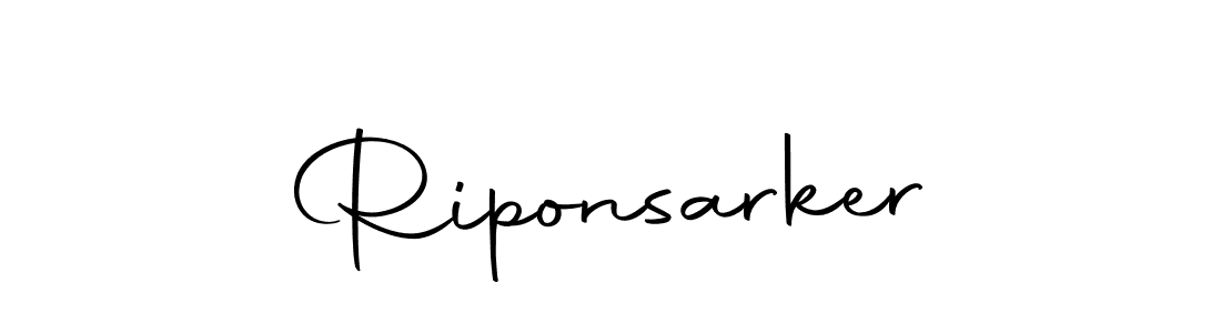 How to make Riponsarker signature? Autography-DOLnW is a professional autograph style. Create handwritten signature for Riponsarker name. Riponsarker signature style 10 images and pictures png