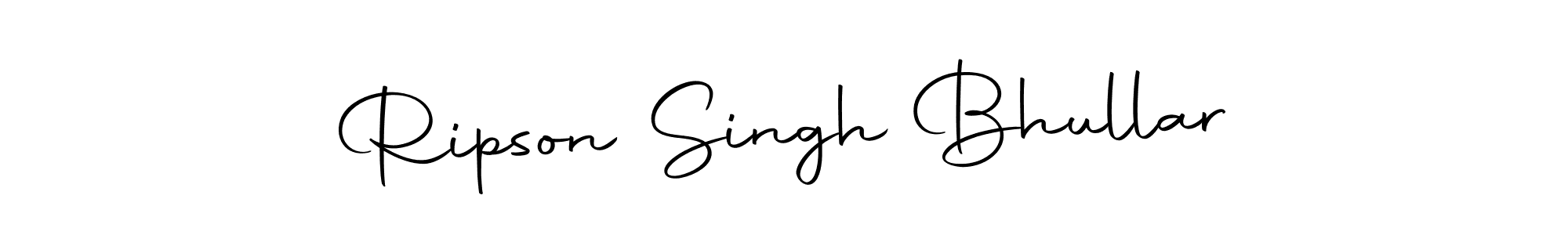 Use a signature maker to create a handwritten signature online. With this signature software, you can design (Autography-DOLnW) your own signature for name Ripson Singh Bhullar. Ripson Singh Bhullar signature style 10 images and pictures png