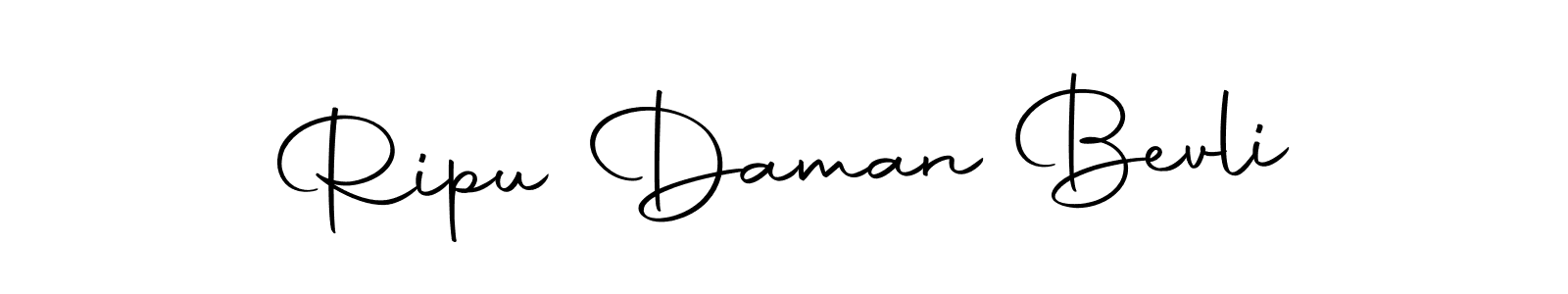Make a beautiful signature design for name Ripu Daman Bevli. With this signature (Autography-DOLnW) style, you can create a handwritten signature for free. Ripu Daman Bevli signature style 10 images and pictures png