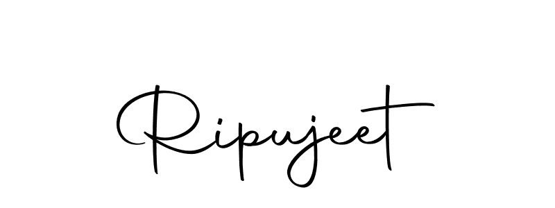 The best way (Autography-DOLnW) to make a short signature is to pick only two or three words in your name. The name Ripujeet include a total of six letters. For converting this name. Ripujeet signature style 10 images and pictures png