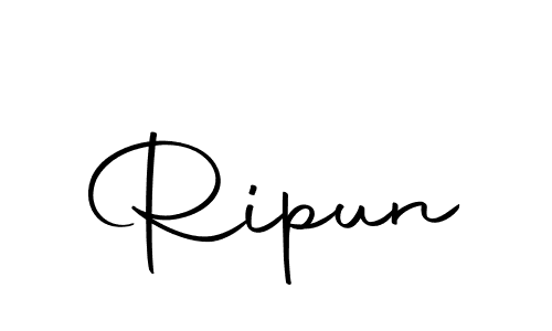 You should practise on your own different ways (Autography-DOLnW) to write your name (Ripun) in signature. don't let someone else do it for you. Ripun signature style 10 images and pictures png