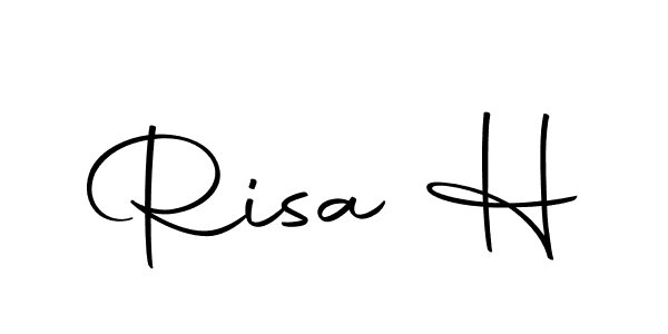 This is the best signature style for the Risa H name. Also you like these signature font (Autography-DOLnW). Mix name signature. Risa H signature style 10 images and pictures png