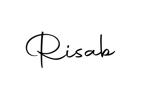 You should practise on your own different ways (Autography-DOLnW) to write your name (Risab) in signature. don't let someone else do it for you. Risab signature style 10 images and pictures png