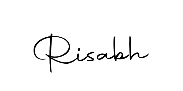 Create a beautiful signature design for name Risabh. With this signature (Autography-DOLnW) fonts, you can make a handwritten signature for free. Risabh signature style 10 images and pictures png