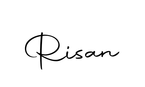 The best way (Autography-DOLnW) to make a short signature is to pick only two or three words in your name. The name Risan include a total of six letters. For converting this name. Risan signature style 10 images and pictures png