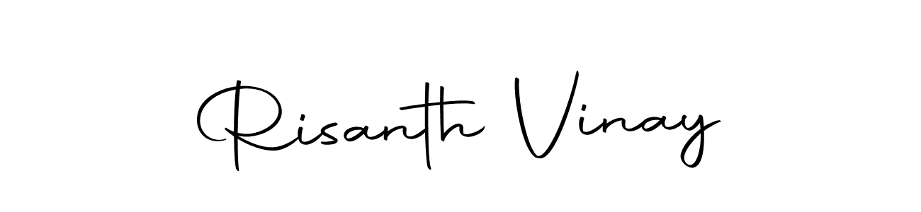 This is the best signature style for the Risanth Vinay name. Also you like these signature font (Autography-DOLnW). Mix name signature. Risanth Vinay signature style 10 images and pictures png