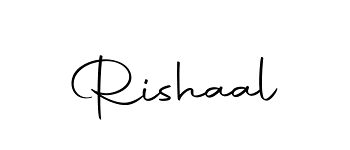 Create a beautiful signature design for name Rishaal. With this signature (Autography-DOLnW) fonts, you can make a handwritten signature for free. Rishaal signature style 10 images and pictures png