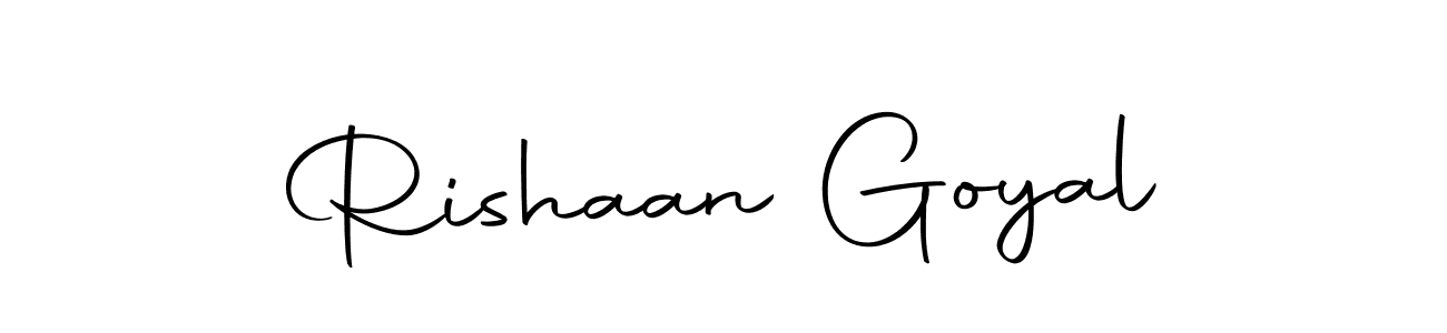 Design your own signature with our free online signature maker. With this signature software, you can create a handwritten (Autography-DOLnW) signature for name Rishaan Goyal. Rishaan Goyal signature style 10 images and pictures png