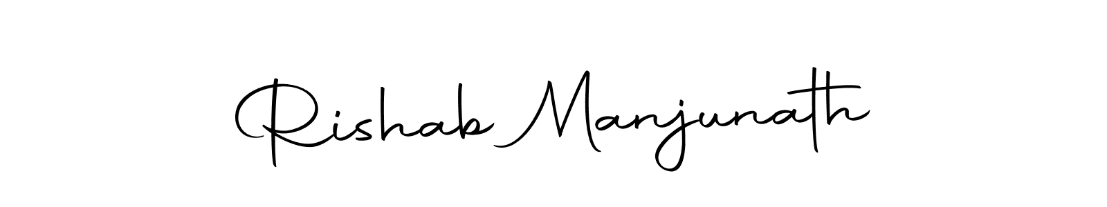 Autography-DOLnW is a professional signature style that is perfect for those who want to add a touch of class to their signature. It is also a great choice for those who want to make their signature more unique. Get Rishab Manjunath name to fancy signature for free. Rishab Manjunath signature style 10 images and pictures png