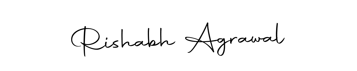 Make a beautiful signature design for name Rishabh Agrawal. Use this online signature maker to create a handwritten signature for free. Rishabh Agrawal signature style 10 images and pictures png