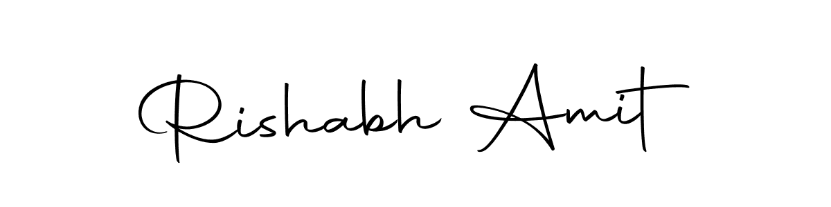 The best way (Autography-DOLnW) to make a short signature is to pick only two or three words in your name. The name Rishabh Amit include a total of six letters. For converting this name. Rishabh Amit signature style 10 images and pictures png