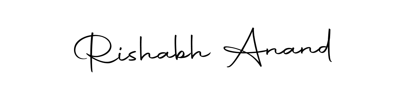 How to make Rishabh Anand signature? Autography-DOLnW is a professional autograph style. Create handwritten signature for Rishabh Anand name. Rishabh Anand signature style 10 images and pictures png
