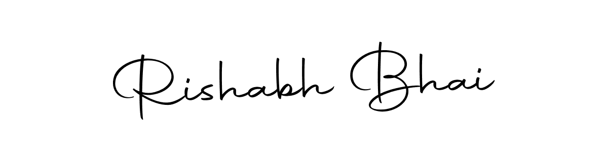 You should practise on your own different ways (Autography-DOLnW) to write your name (Rishabh Bhai) in signature. don't let someone else do it for you. Rishabh Bhai signature style 10 images and pictures png