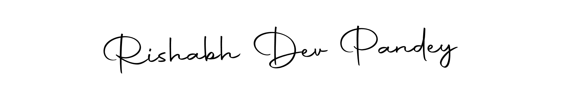 How to make Rishabh Dev Pandey name signature. Use Autography-DOLnW style for creating short signs online. This is the latest handwritten sign. Rishabh Dev Pandey signature style 10 images and pictures png