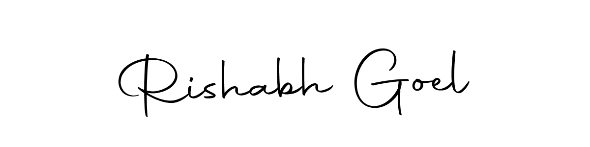 Use a signature maker to create a handwritten signature online. With this signature software, you can design (Autography-DOLnW) your own signature for name Rishabh Goel. Rishabh Goel signature style 10 images and pictures png